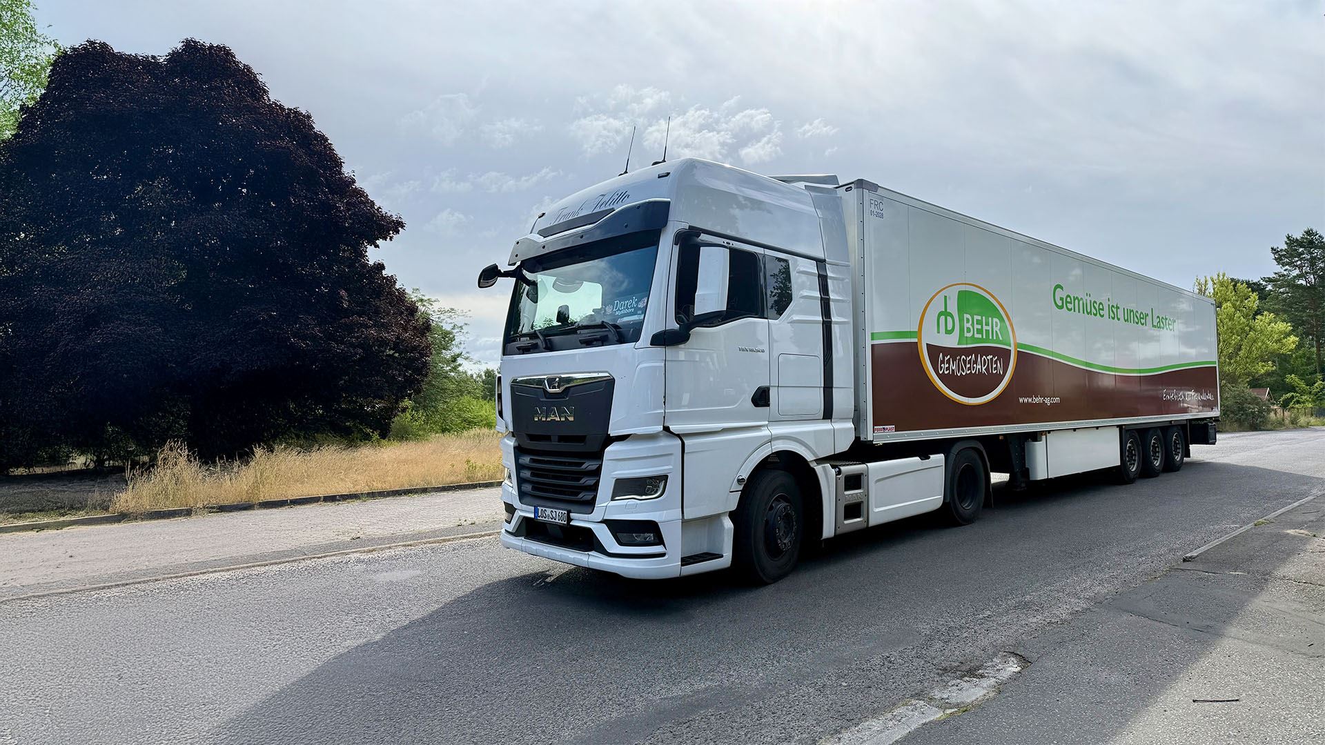 Jelitto MAN Truck bei der Arbeit